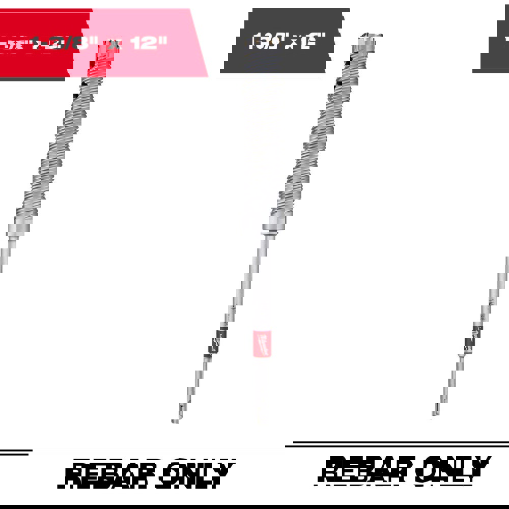 Rebar Cutter Drill Bits; Overall Length: 12.00 ; Shank Diameter: 1.3750